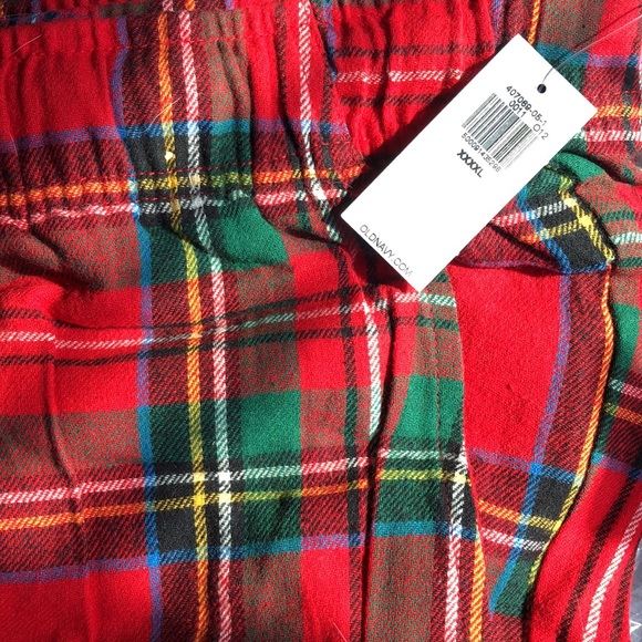 Double-Brushed Flannel Pajama Pants for Men - Picture 2 of 3